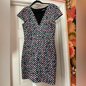 Lulus colorful chevron mini dress